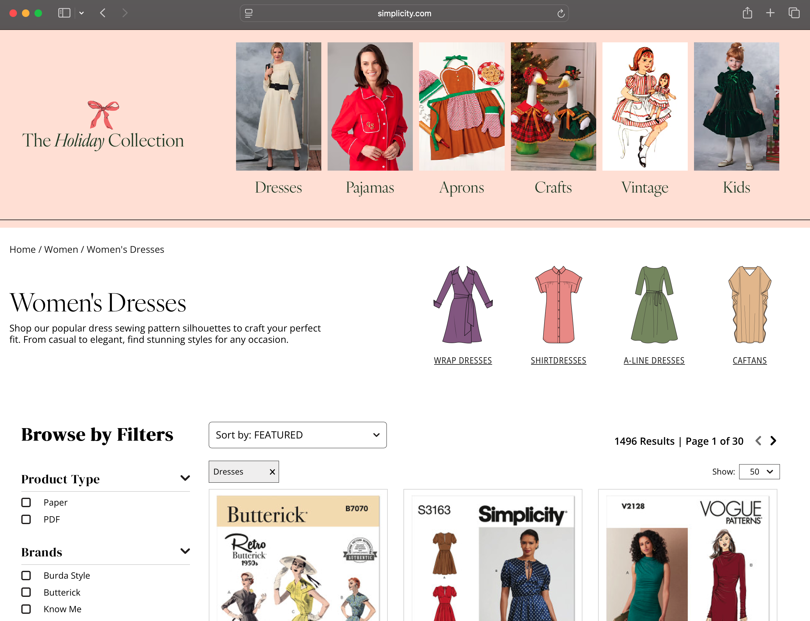 Simplicity.com — Desktop screenshot